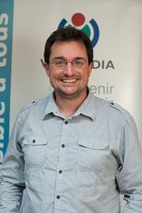 Frédéric Schütz, membre fondateur de Wikimedia Suisse en novembre 2012. CC BY-SA 3.0 Ludovic Péron aka Ludo29.